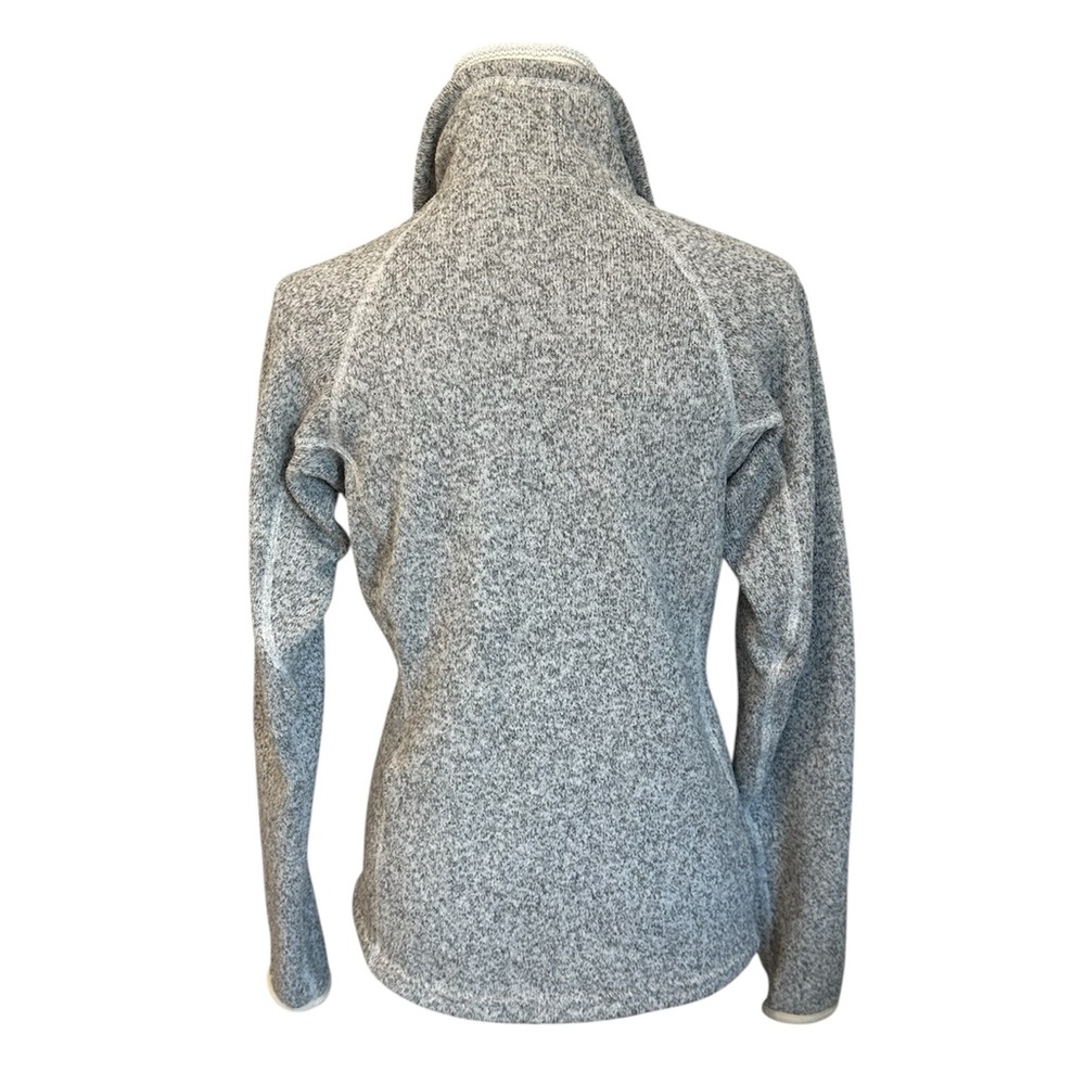 The North Face Crescent Sunset Full Zip Grey Knit Jacket Women’s Size Medium - Picture 2 of 11